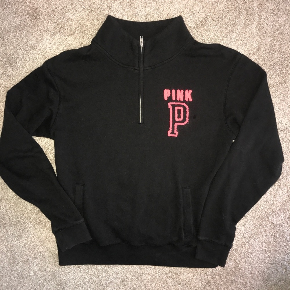 VS PINK Quarter Zip Sweatshirt